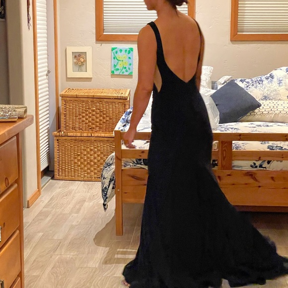 Buy today!  JOVANI Dress❤️Stunning, Illusion Side - Picture 10 of 11